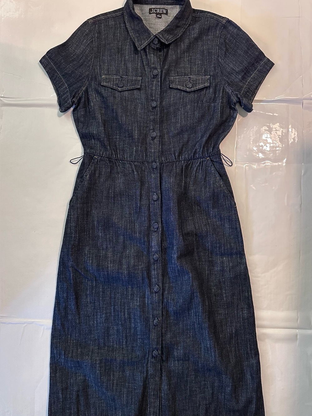 J. Crew Denim Midi Dress, 6